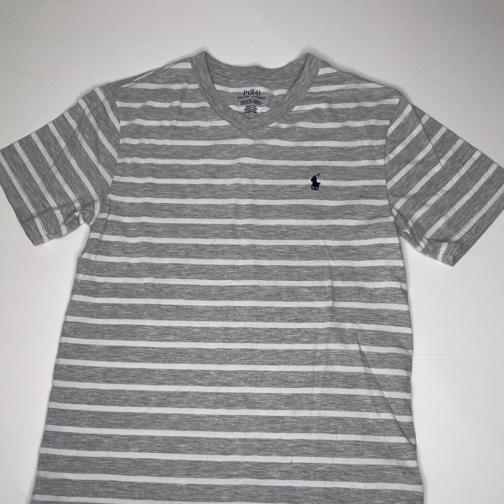 Boys short sleeved v-neck